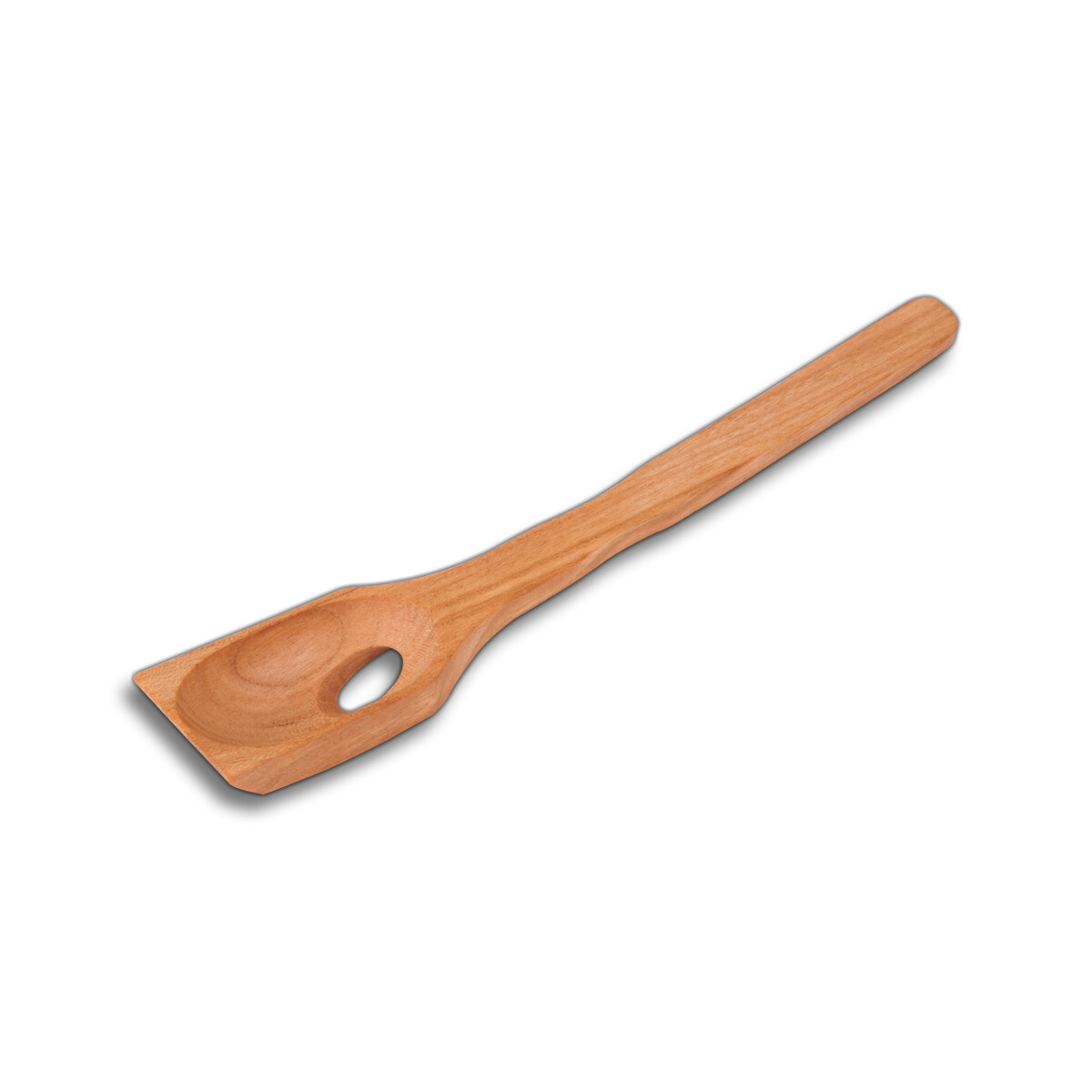 Cuillère à olives, huilée en bois de cerisier 16 cm