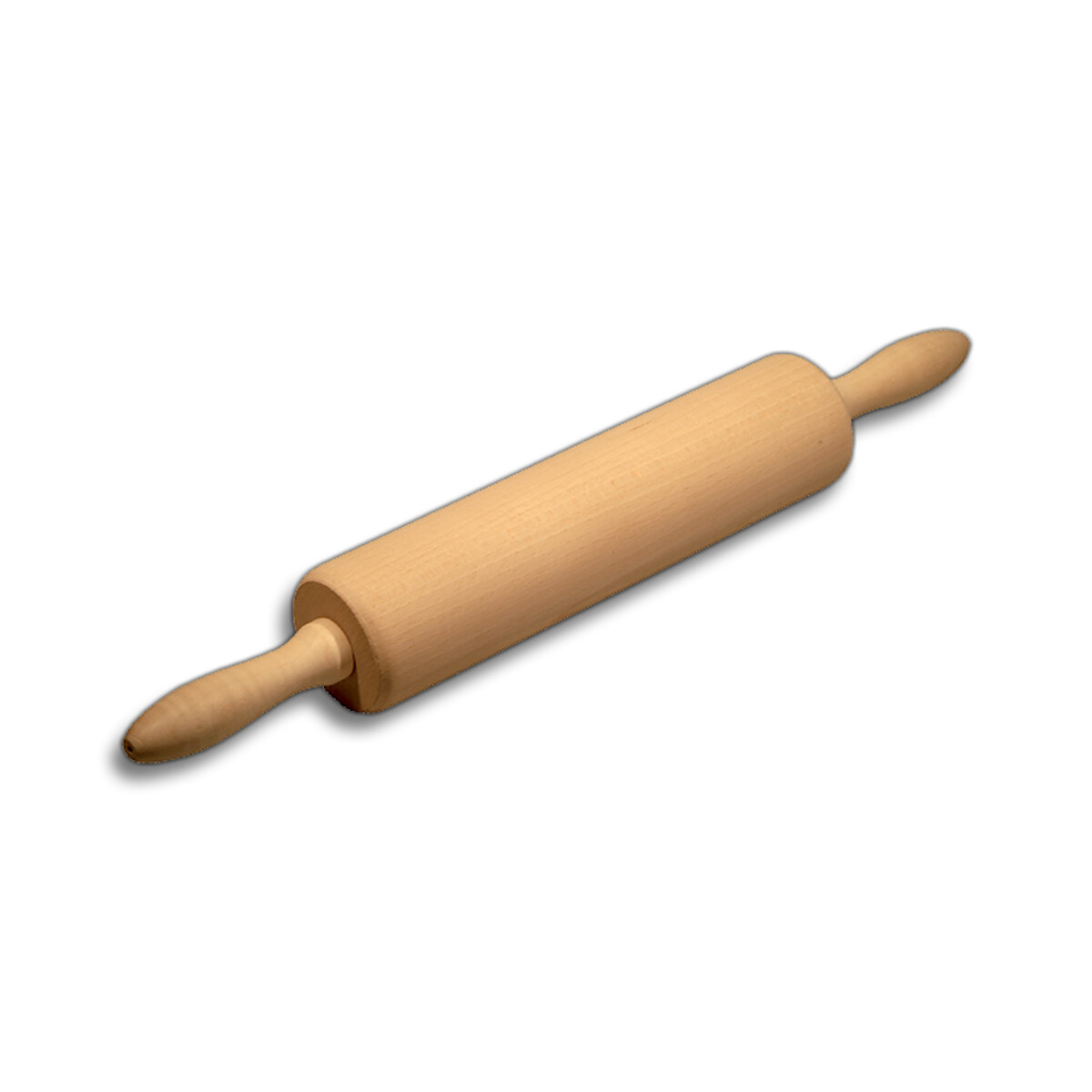 Deegroller, metalen as, handgreep lengte 90 mm gemaakt van hout 40 cm