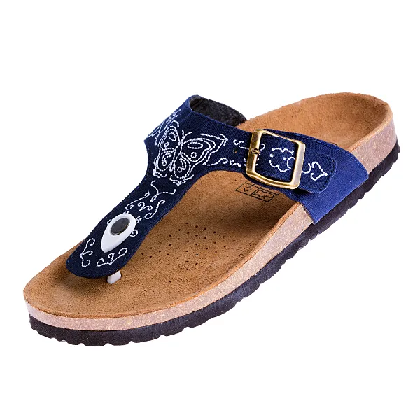 Leder-Zimtslipper Nawemo "Butterfly"