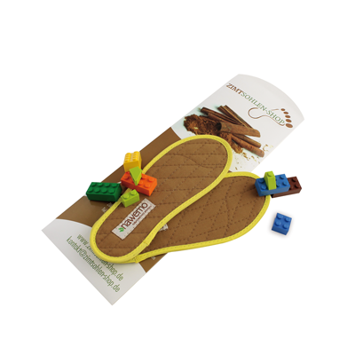 Zimtsohlen Nawemo "braun", Kindergrößen