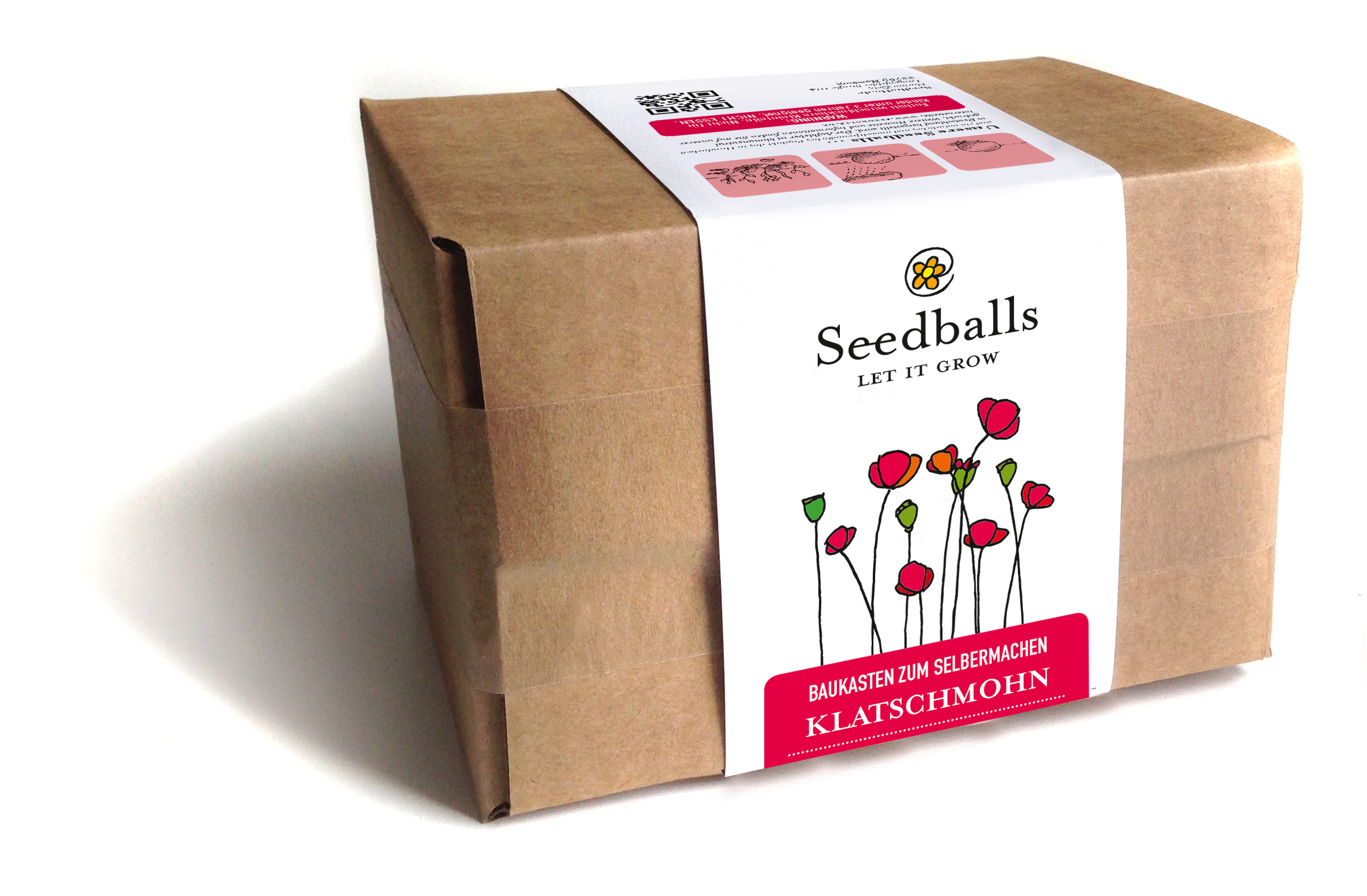 Seedballs Baukasten Klatschmohn