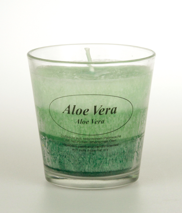 Stearin scented candle "Aloe Vera"
