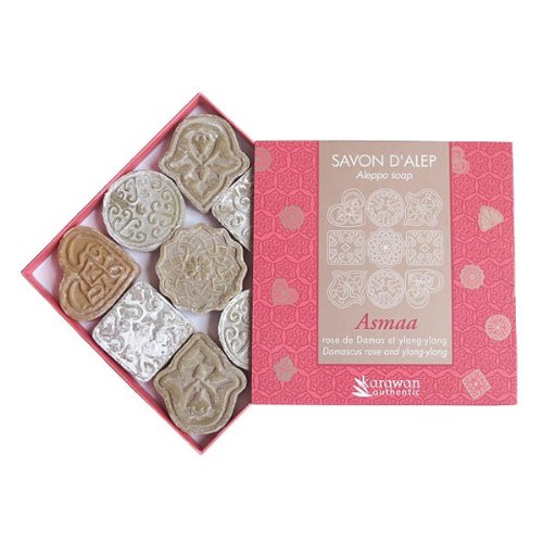 Fair-Trade Aleppo-Seifen-Set "Asmaa", 9x10g
