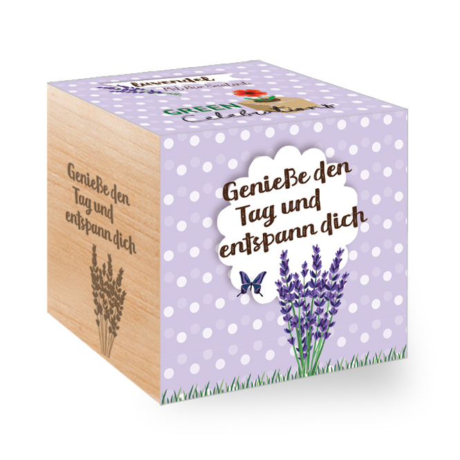 Green Celebrations - Lavendel - Genieße den Tag und entspann Dich