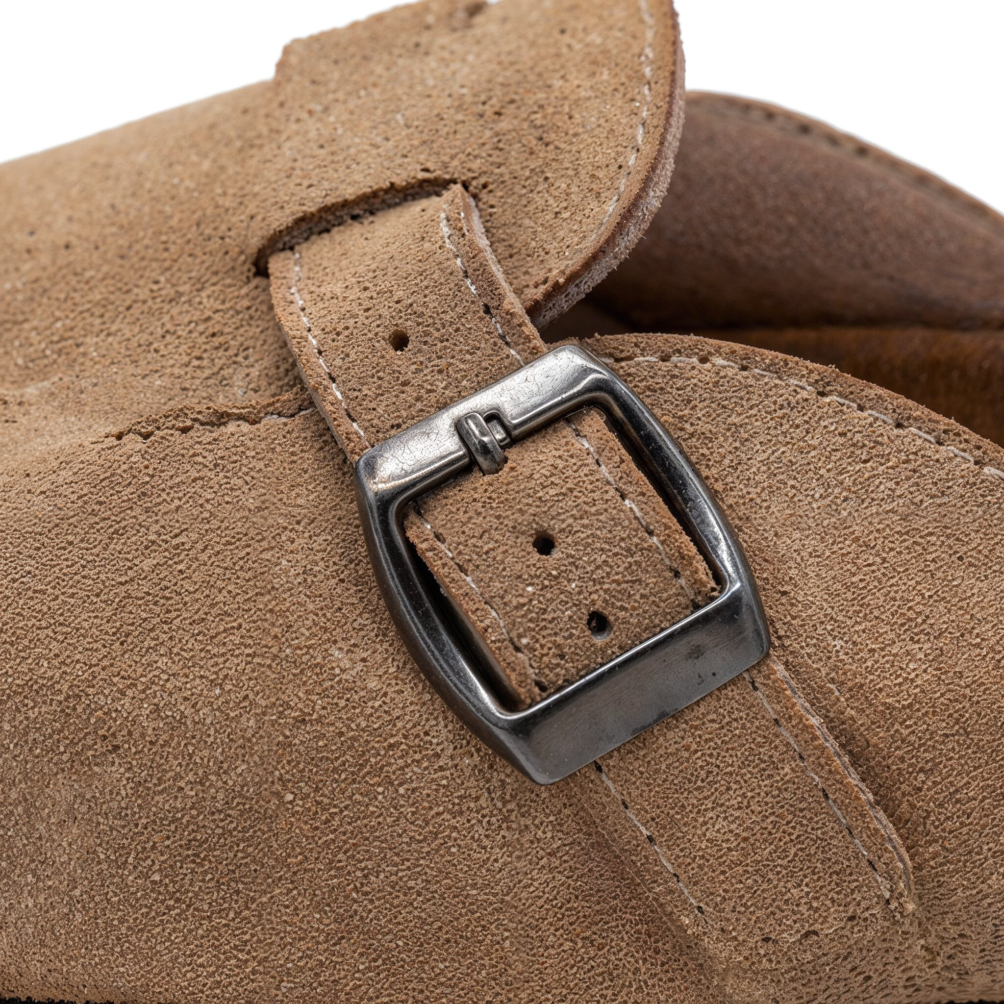 Sabots en cuir Nawemo « Sable »