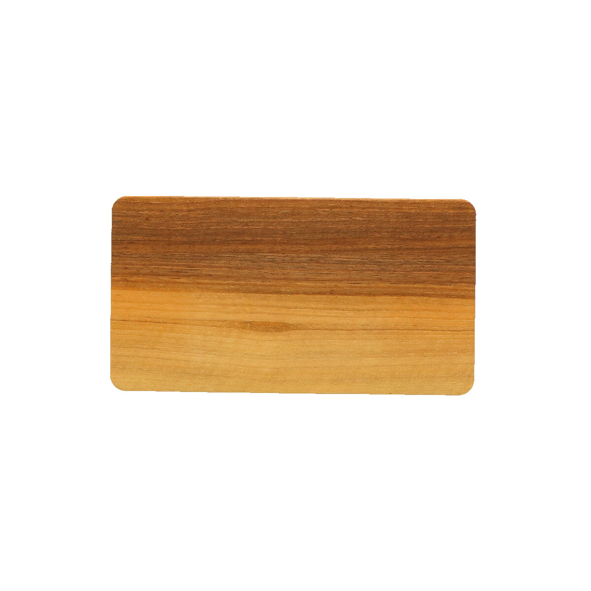 Breakfast board, rectangular, oiled, two-coloured walnut 22 cm