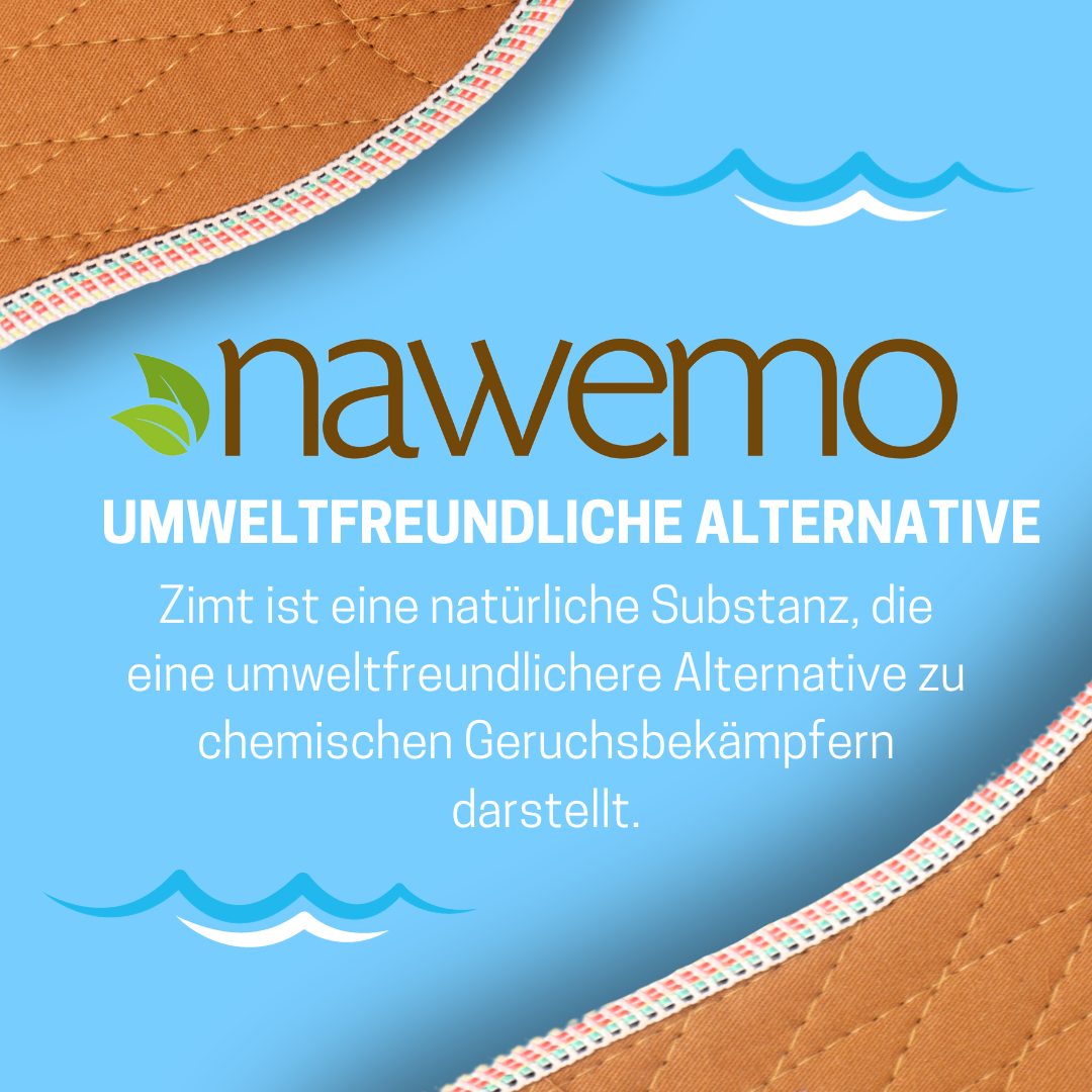 Suelas canela Nawemo "marrón", ajuste normal - paquete de 5 Suelas canela Nawemo marrones con ajuste normal, alternativa ecológica para el control de olores.