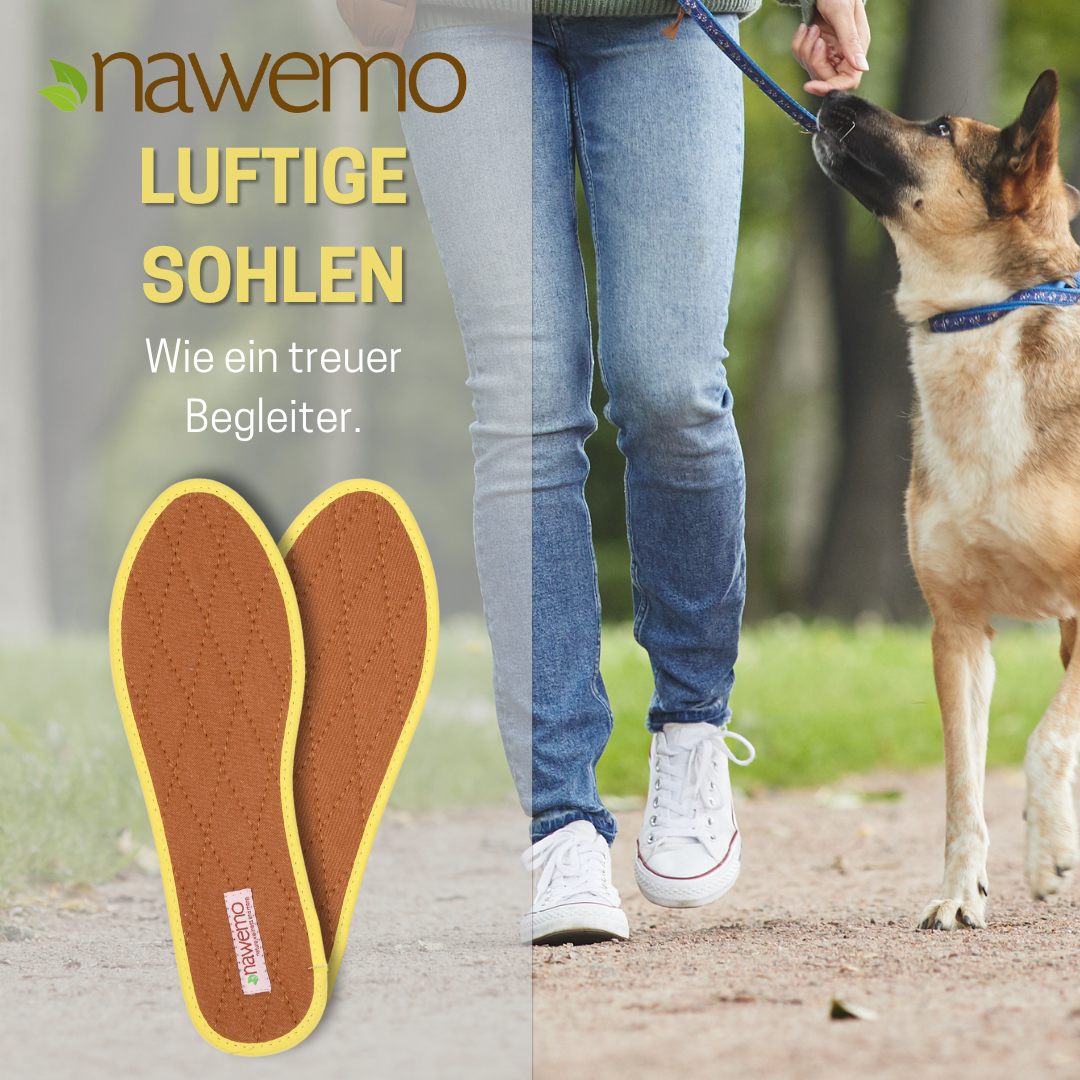 Plantillas de posos de café Nawemo® | Transpirables contra el sudor de los pies Plantillas de posos de café Nawemo® | Transpirables contra el sudor de los pies