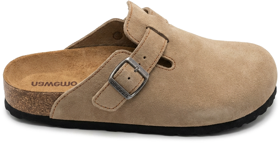 Sabots en cuir Nawemo « Sable » Sabots en cuir Nawemo « Sable »