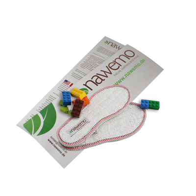Zimtsohlen Nawemo "Frottee", Kindergrößen