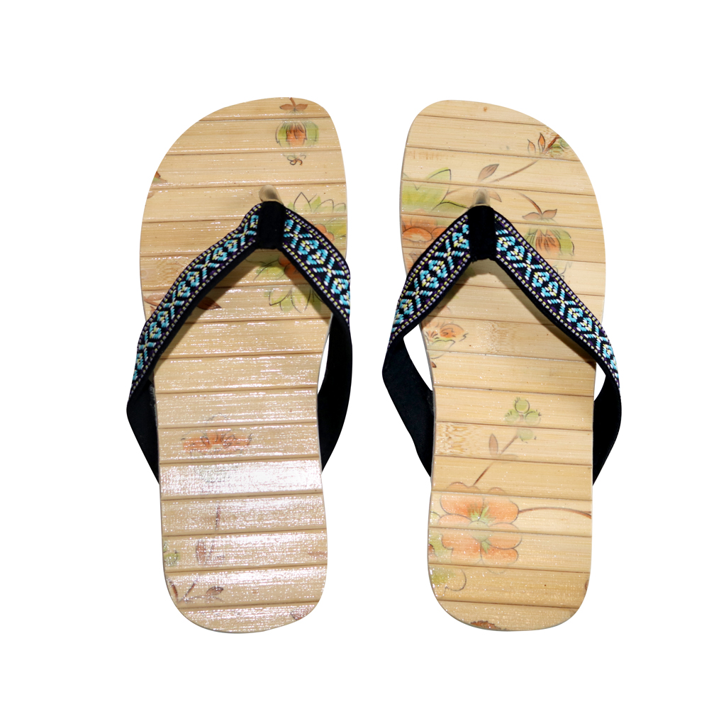 Bambusslipper Nawemo "Flowers"