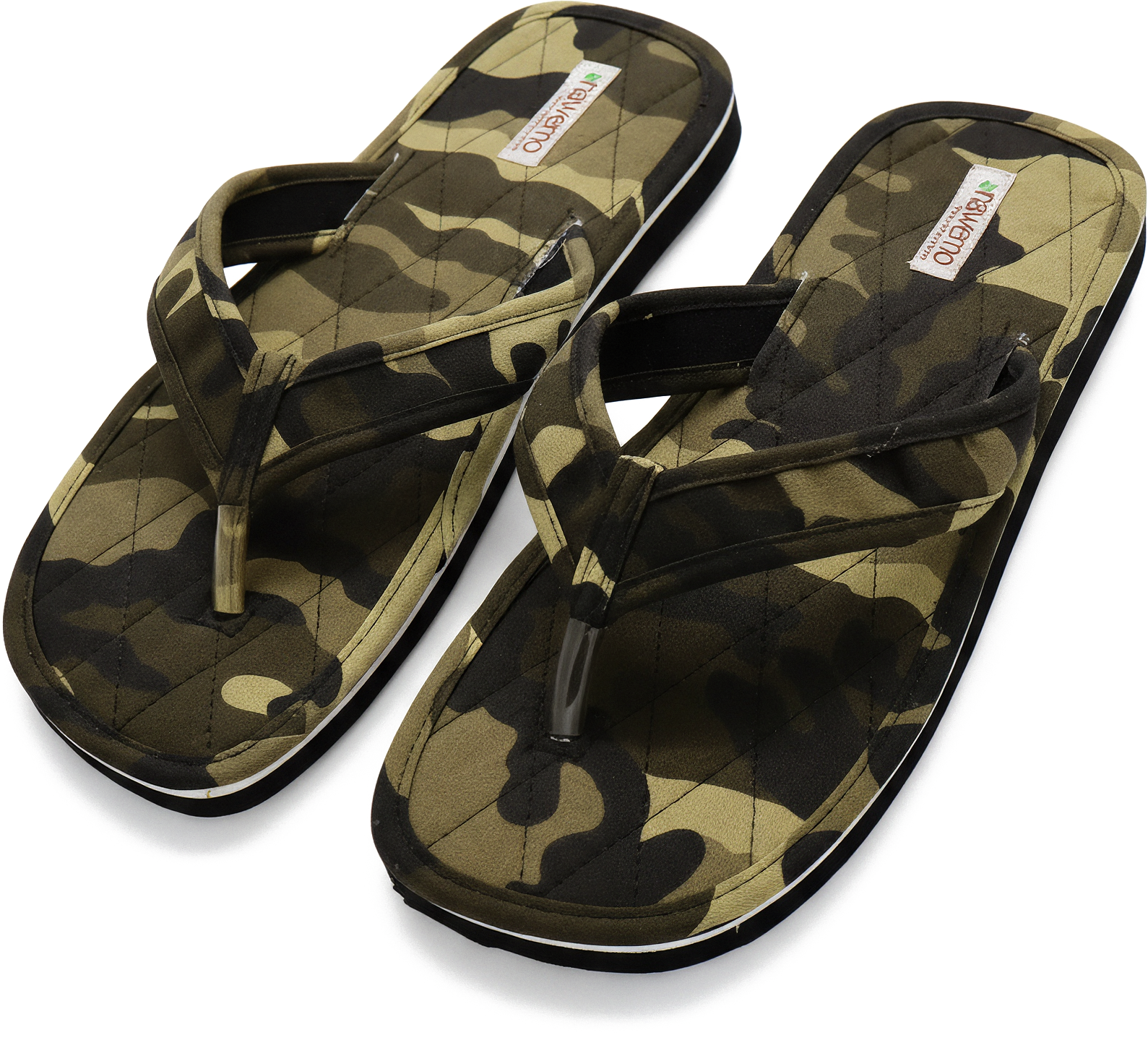 Zimtslipper Nawemo "Camouflage" Zimtslipper Nawemo 'Camouflage' in Camouflage-Design, bequem mit Fußgeruch- und Schweißabsorption.