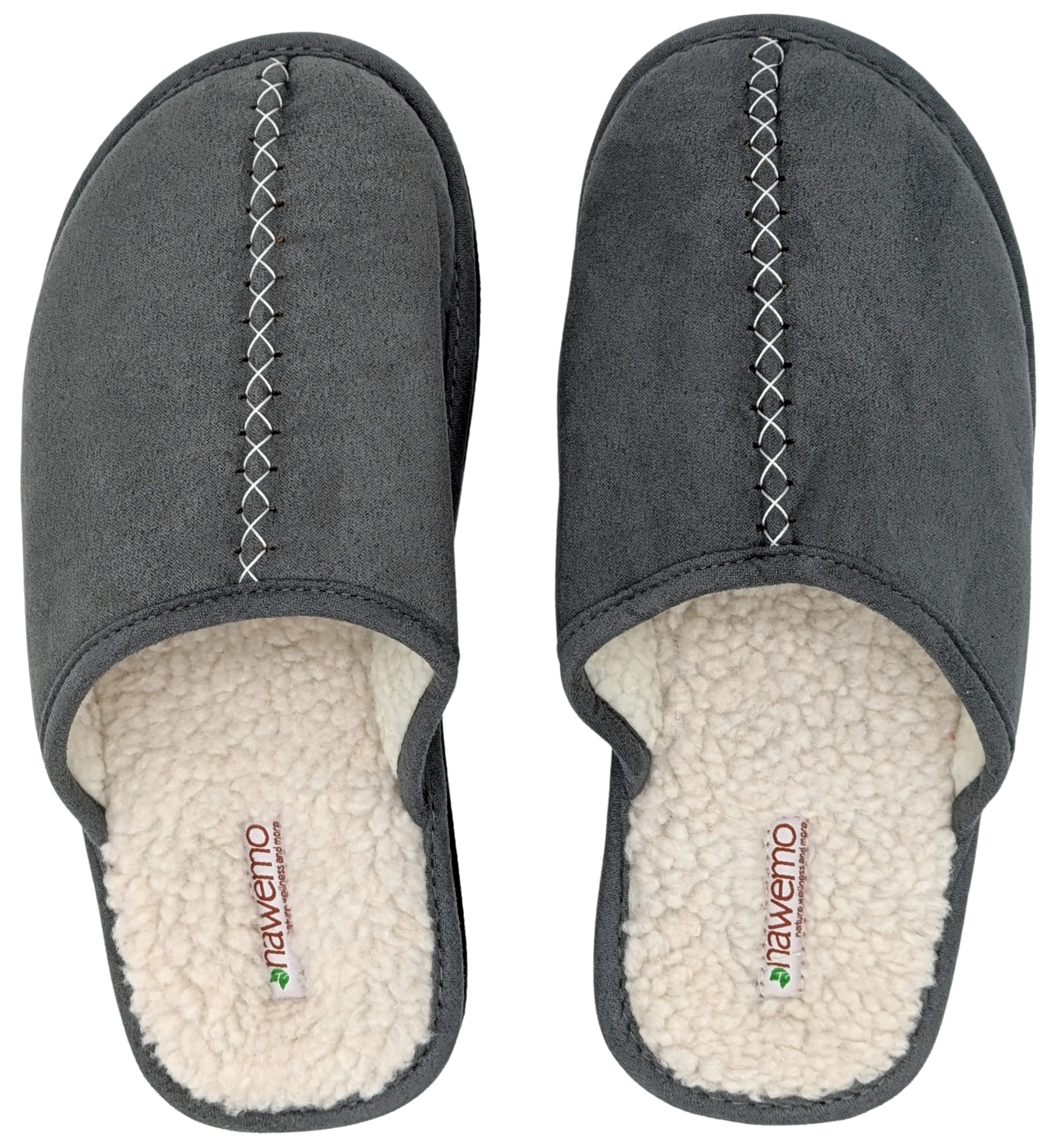 Zimthausschuhe Winter Nawemo "Koboldgrau"