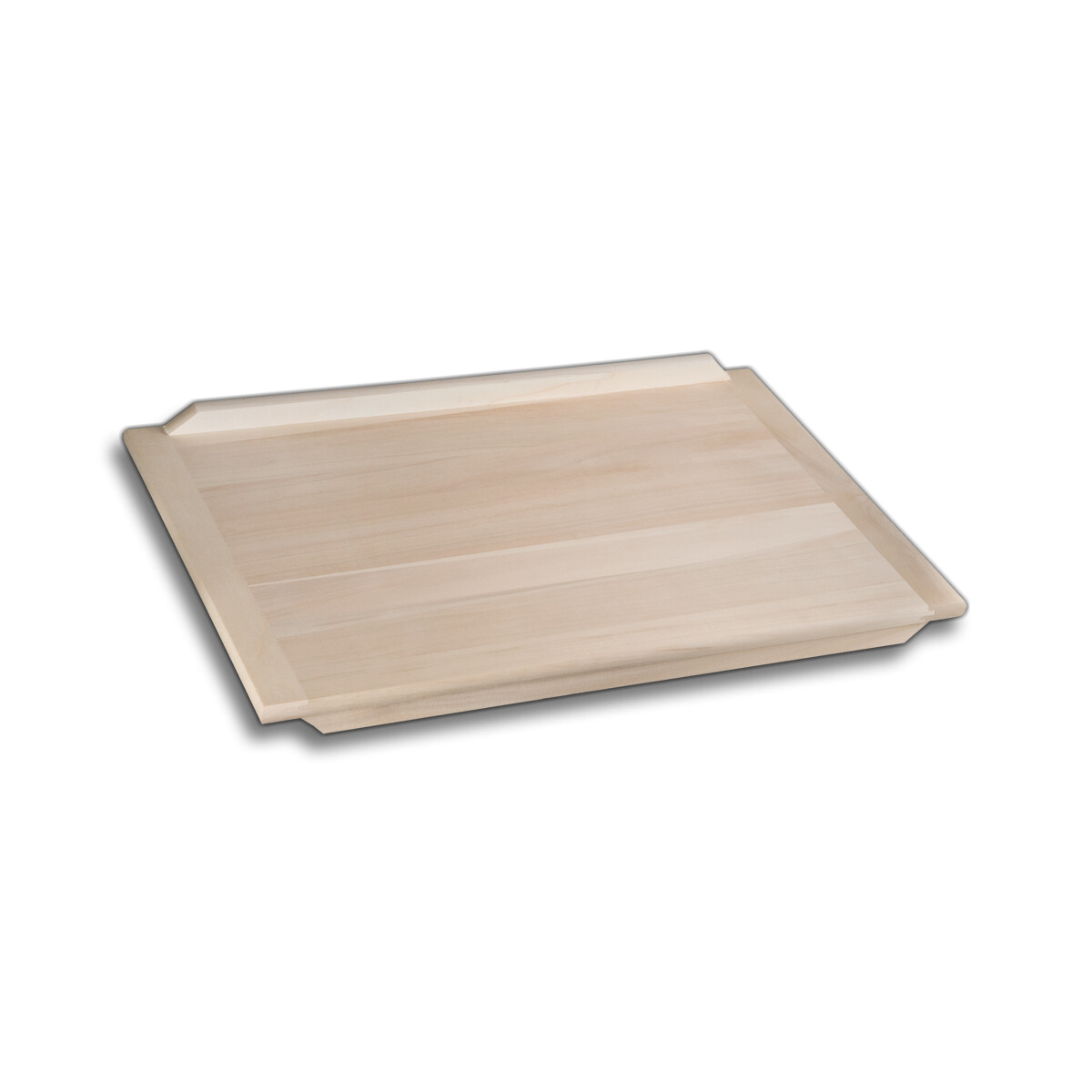 Backbrett, zwei 20 mm hohe Anschlagleisten 80 cm
