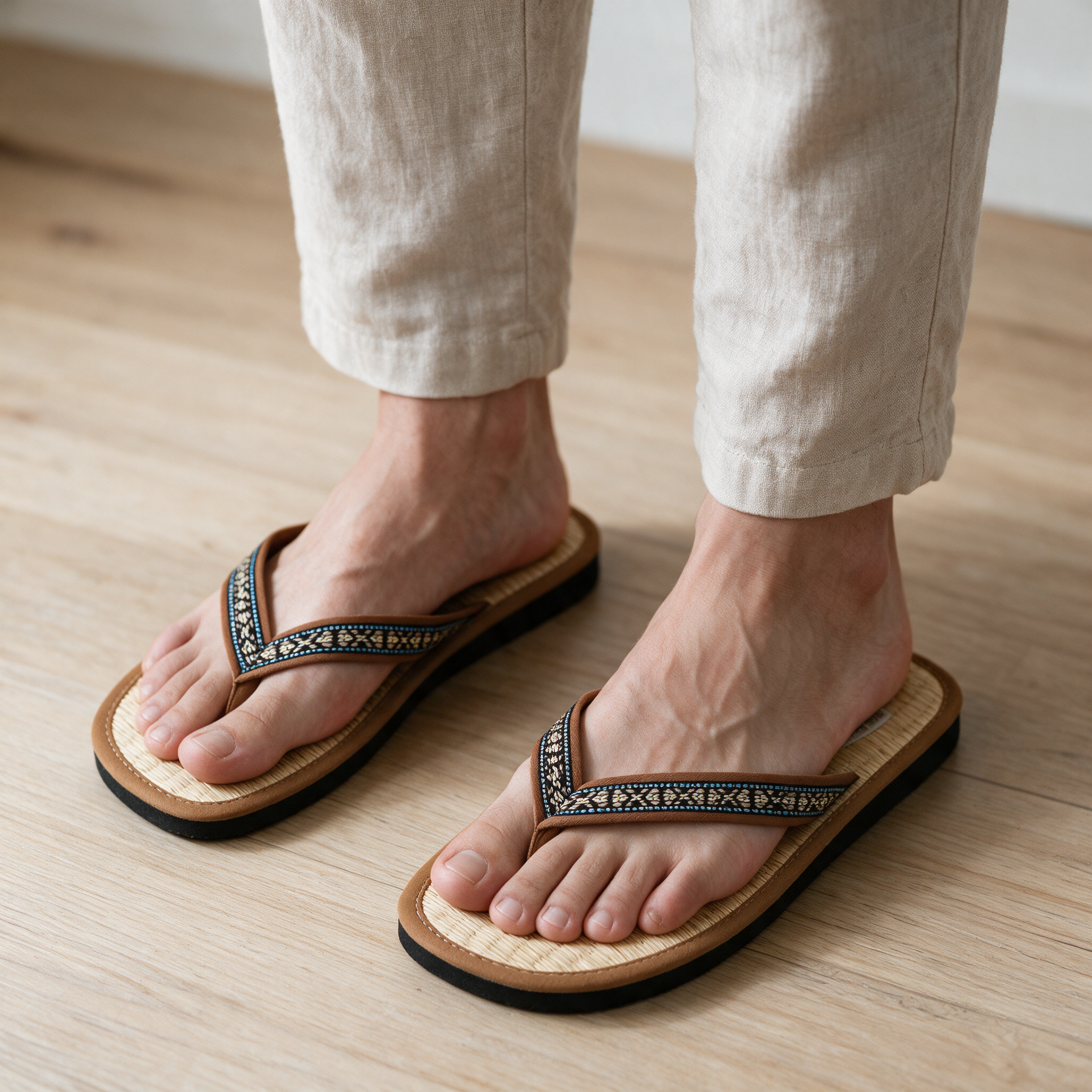 Zimt-Slipper Nawemo "Wild West" Zimt-Slipper Nawemo "Wild West"