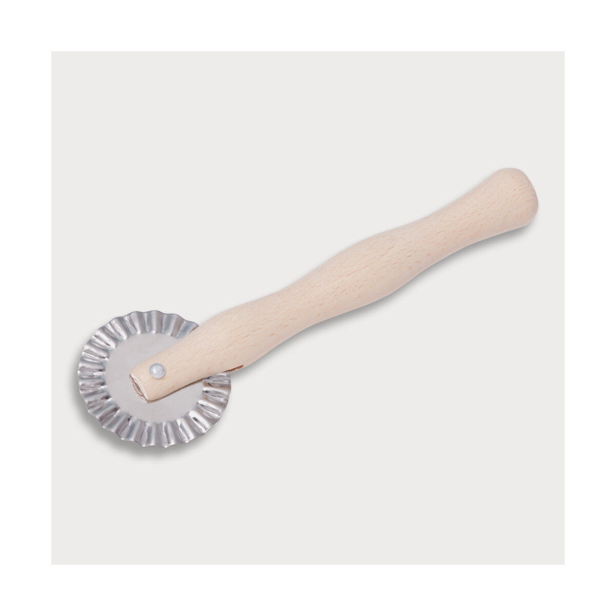 teigraedchen-metallrad-aus-holz-17-cm Teigrädchen, Metallrad aus Holz 17 cm