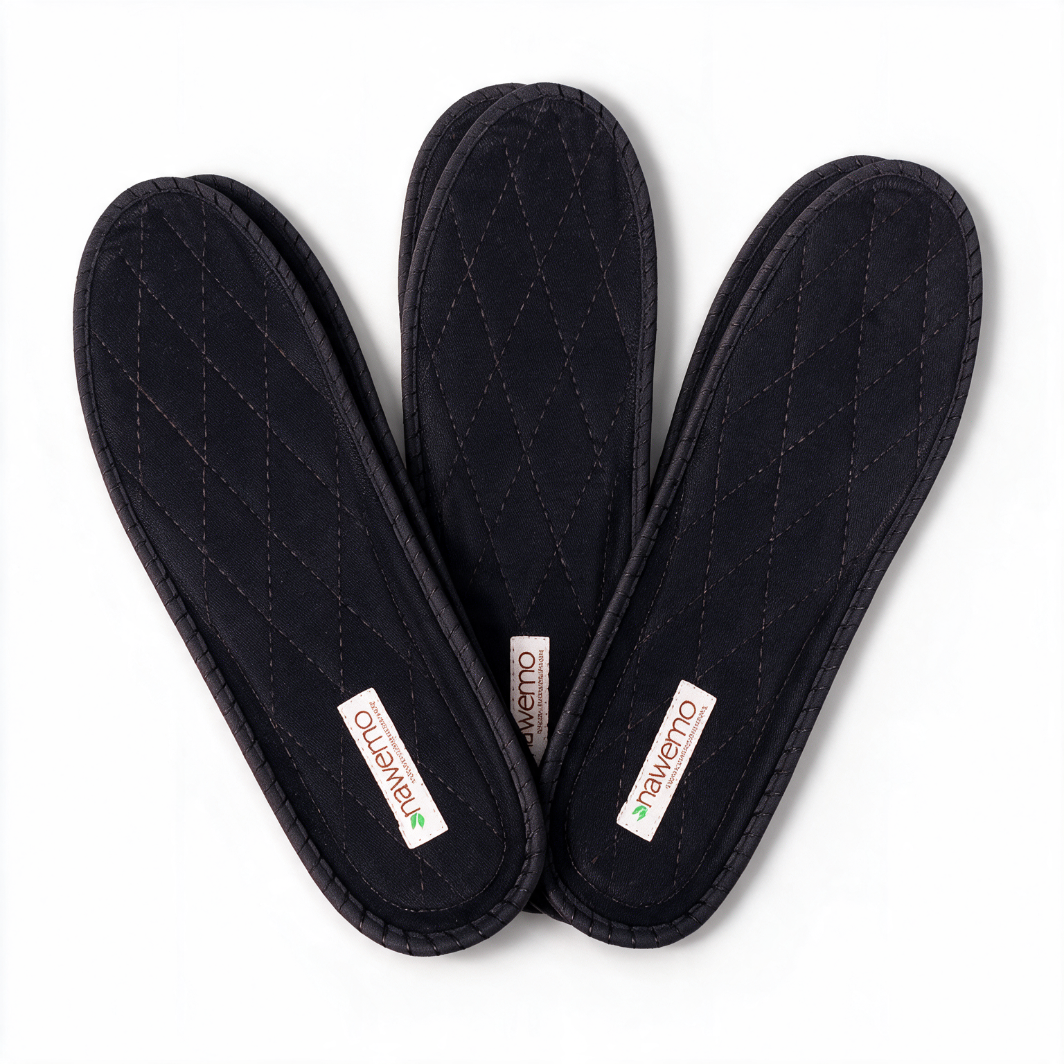 Nawemo® Zimtsohlen Sport 3er Pack | Sportliche, Geruchsabsorbierende Einlegesohlen